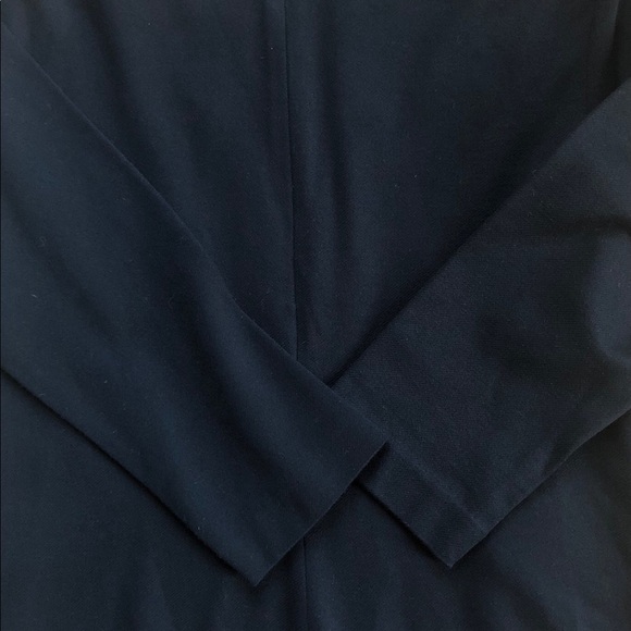 Cabi #3232 Black Utility Top Sz. S Side Buttons Scoop Neck Career Trendy - Picture 6 of 6